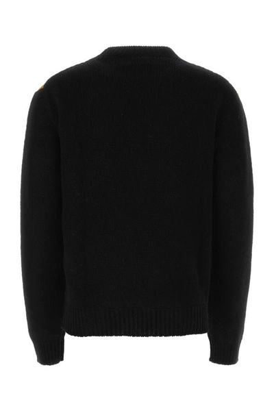 Shop Marni Man Black Wool Blend Sweater