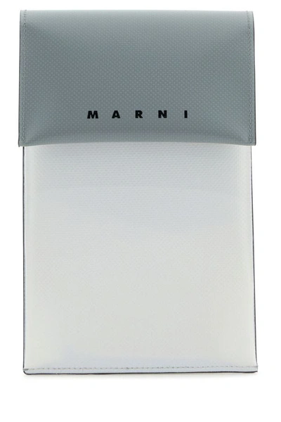 Shop Marni Man Two-tone Polyester Phone Case In Multicolor