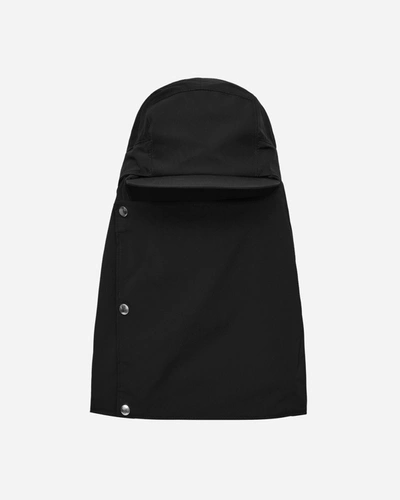 Shop Oamc Veiled Cap In Black