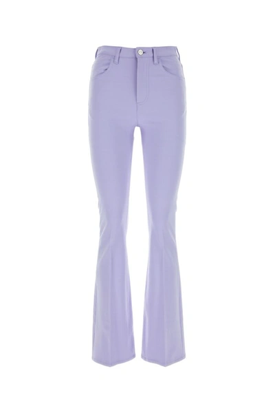 Shop Marni Woman Lilac Stretch Jersey Pant In Purple