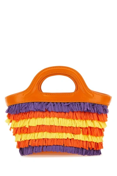 Marni Multicolor Fabric Micro Tropicalia Summer Handbag In Multicolor
