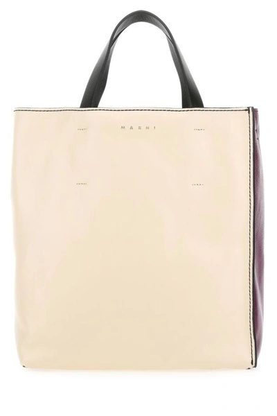Marni Women's Multicolor Leather Museo Soft Handbag | Shmp0018l0p2644 Color Zo189 In Multicolor