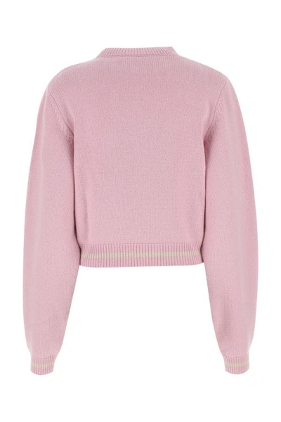 Shop Marni Woman Pink Wool Sweater