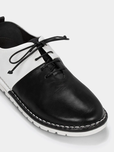 Shop Marsèll Marsell Men Contrast Panel Brogues Shoes In Black