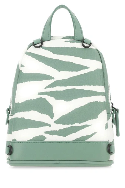 Shop Mcm Unisex Printed Canvas Handbag In Multicolor