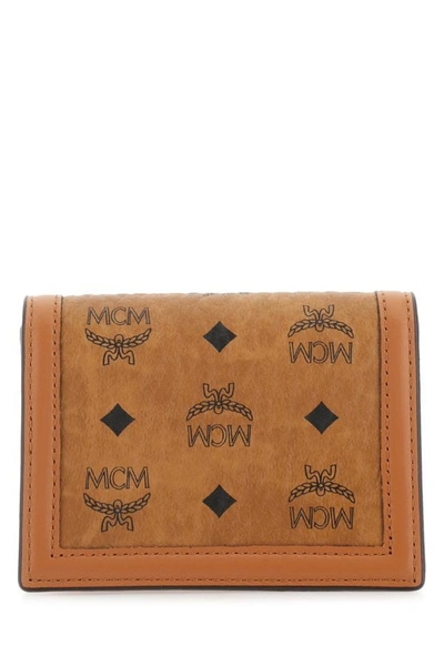Shop Mcm Unisex Printed Canvas Tracy Coin Purse In Multicolor