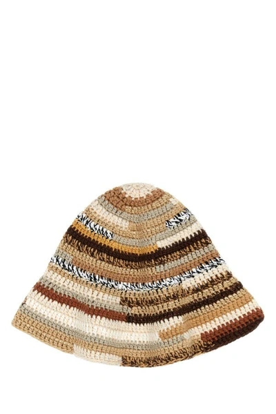 Shop Miu Miu Woman Multicolor Crochet Hat