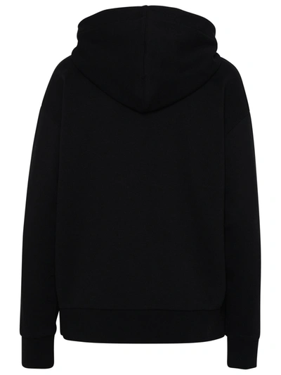 Shop Moncler Woman  Black Cotton Sweatshirt