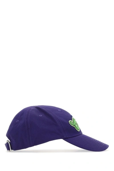 Shop Off-white Off White Man Purple Cotton Baseball Cap