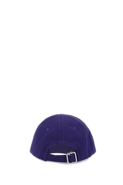 Shop Off-white Off White Man Purple Cotton Baseball Cap
