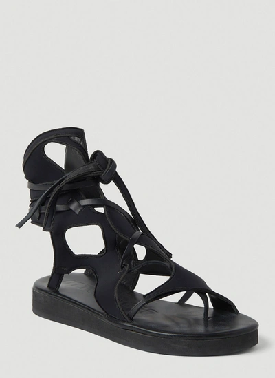 Shop Ottolinger Women Strappy Sandals In Black
