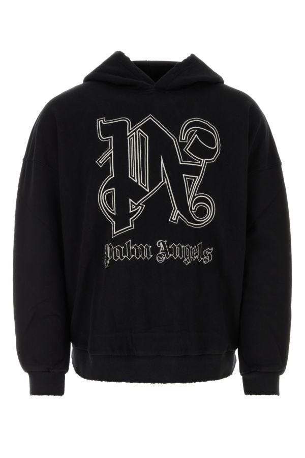 Palm Angels Oversize Sweatshirt Black