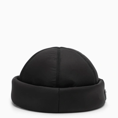 Shop Prada Black Nylon Hat Men