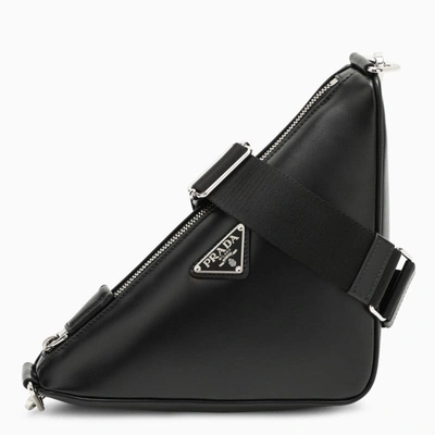 Shop Prada Triangle Bag Black Men