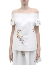TORY BURCH Embroidered Top,13161136136
