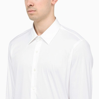 Shop Prada White Long Sleeve Shirt Men