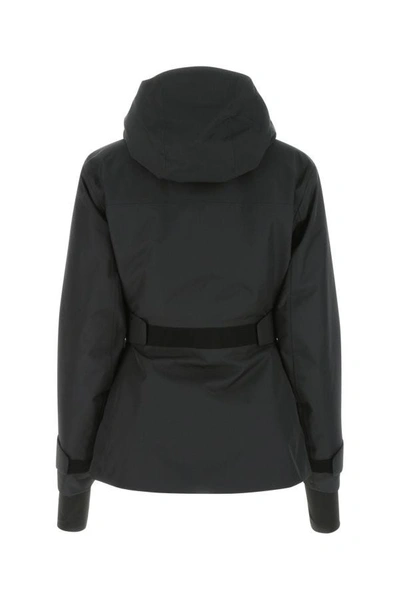 Shop Prada Woman Black Polyester Padded Jacket