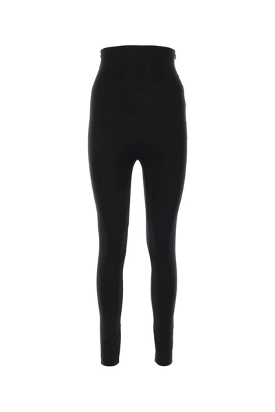 Shop Prada Woman Black Stretch Jersey Skinny Pant