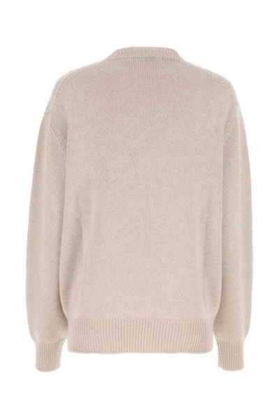 Shop Prada Woman Sand Cashmere Sweater In Brown