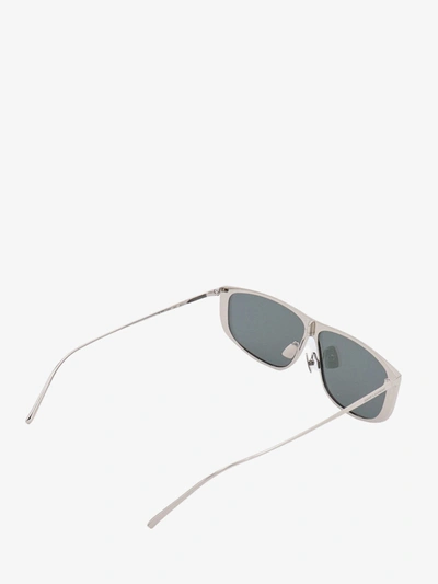 Shop Saint Laurent Woman 605 Luna Woman Silver Sunglasses