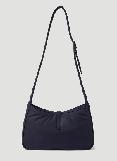 Shop Saint Laurent Women 5a7 Shoulder Bag In Navy In Blue