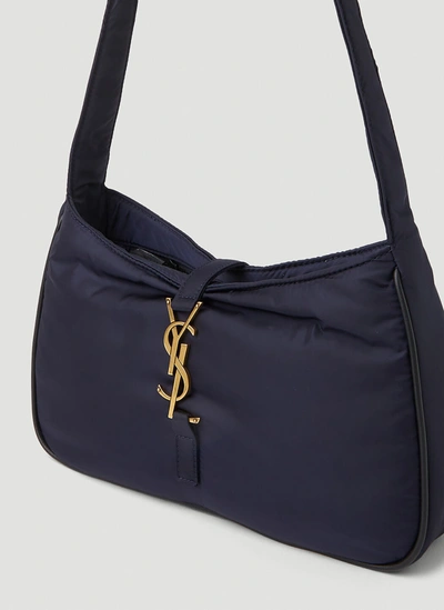 Shop Saint Laurent Women 5a7 Shoulder Bag In Navy In Blue