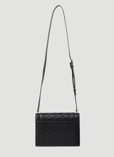 Shop Saint Laurent Women Gaby Quilted Shoulder Bag In Black