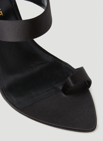 Shop Saint Laurent Women Martha High Heel Mules In Black