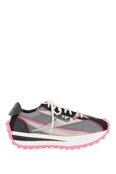 Shop Stella Mccartney Women Black Reclypse Sneakers In Pink