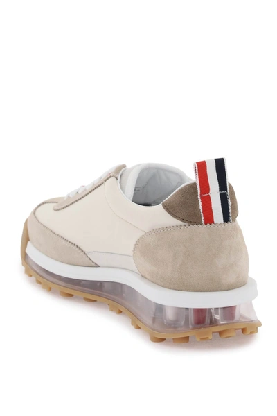 Shop Thom Browne 'tech Runner' Sneakers Men In Cream