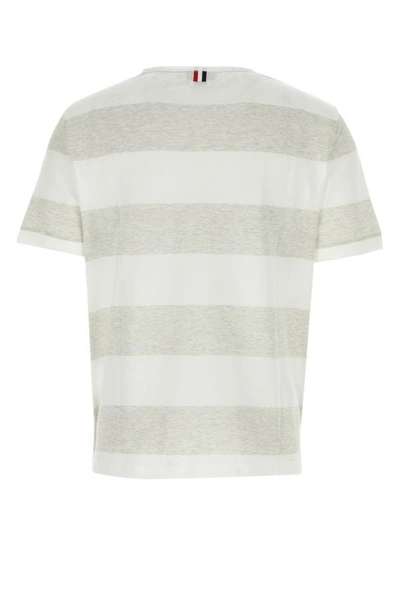 Shop Thom Browne Man T-shirt In Multicolor