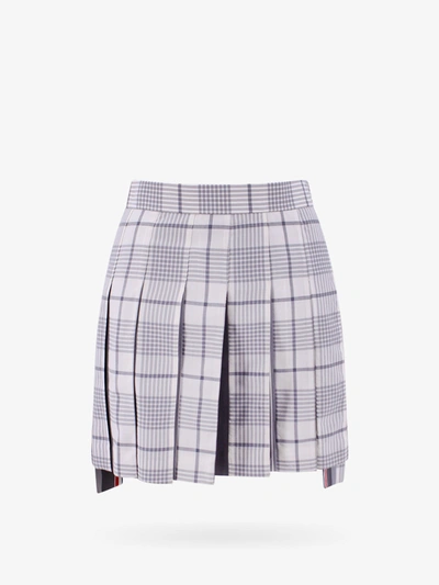 Shop Thom Browne Woman Skirt Woman Grey Skirts In Gray