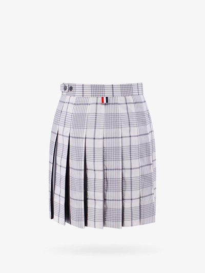 Shop Thom Browne Woman Skirt Woman Grey Skirts In Gray