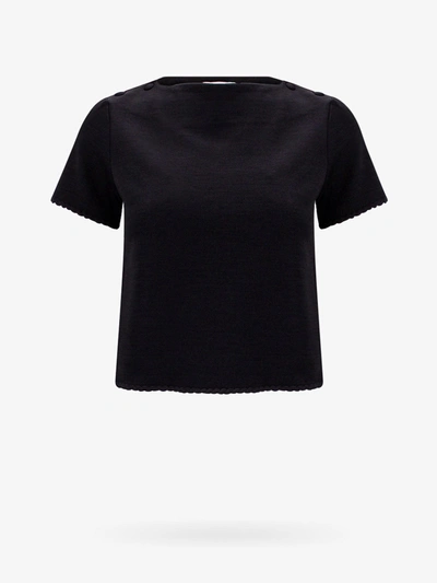 Shop Thom Browne Woman T-shirt Woman Black T-shirts