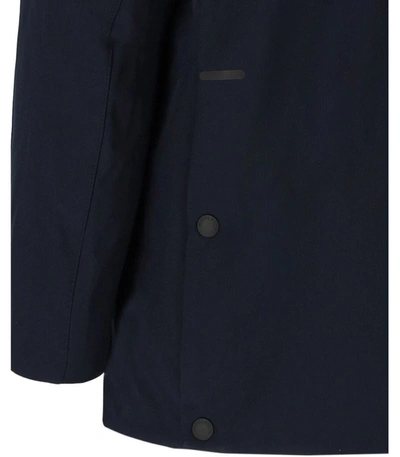 Shop Woolrich Soft Shell Blue Parka