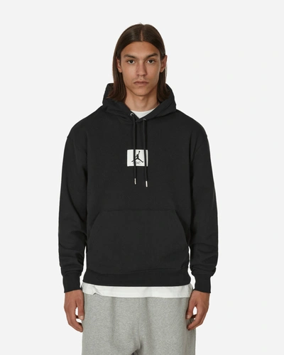 Shop Nike Flight Fleece Hooded Sweatshirt Black In Multicolor
