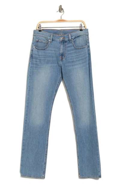 Shop 7 For All Mankind The Straight Jeans In Bay Blue
