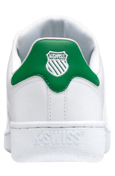 Shop K-swiss Classic Vn Sneaker In White/ Lawn Green