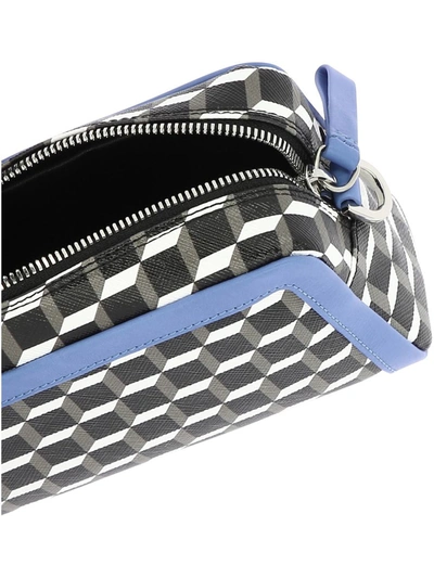 Shop Pierre Hardy "cube Box" Crossbody Bag In Blue