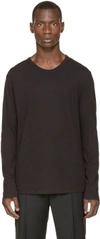 ALEXANDER WANG T Black Long Sleeve T-Shirt