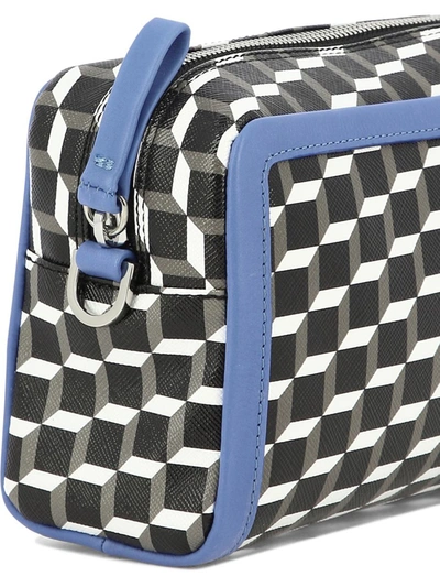 Shop Pierre Hardy "cube Box" Crossbody Bag In Blue