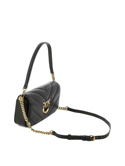 Pinko 'mini Love Bag Click Baguette' Bag In Black