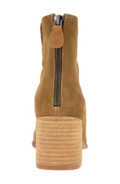 Shop Gentle Souls By Kenneth Cole Sandryn Bootie In Tobacco Suede