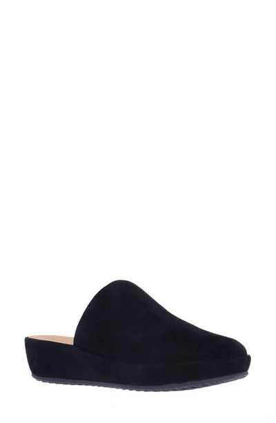 Shop L'amour Des Pieds Cady Platform Wedge Mule In Black