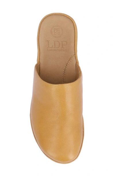 L'amour Des Pieds Cady Platform Wedge Mule In Lioness