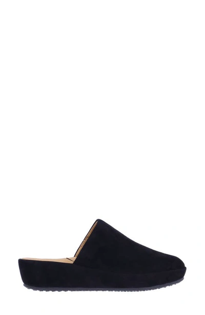 L'amour Des Pieds Cady Platform Wedge Mule In Black