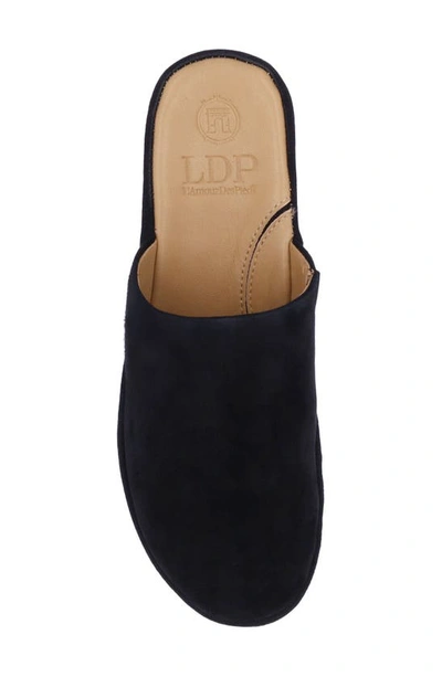L'amour Des Pieds Cady Platform Wedge Mule In Black