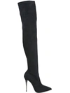 LE SILLA 110MM STRETCH SUEDE OVER THE KNEE BOOTS,64I81U002-MDAx0