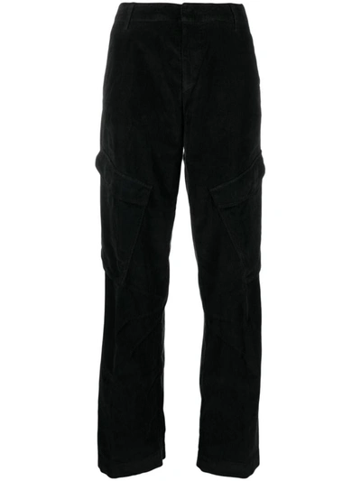 Shop Dondup 'camila' Cargo Trousers In Black