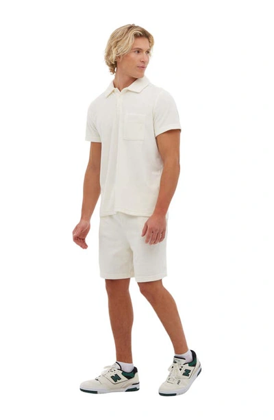 Shop Bench Firbeck Terry Shorts In Marshmallow